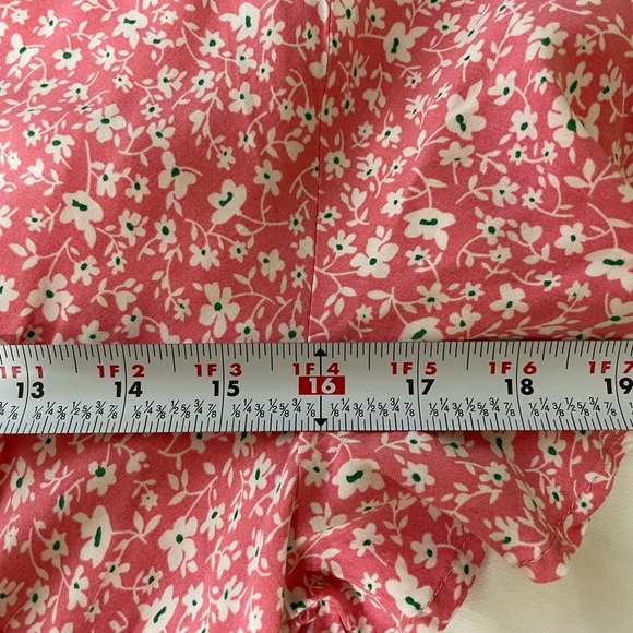 SHEIN Women’s Size XL Dress in pink white and green floral fabric - Picture 12 of 12